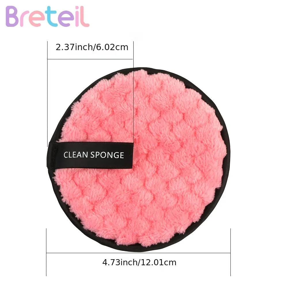 3Pack DualSided Reusable Makeup Remover Pads  Soft Microfiber