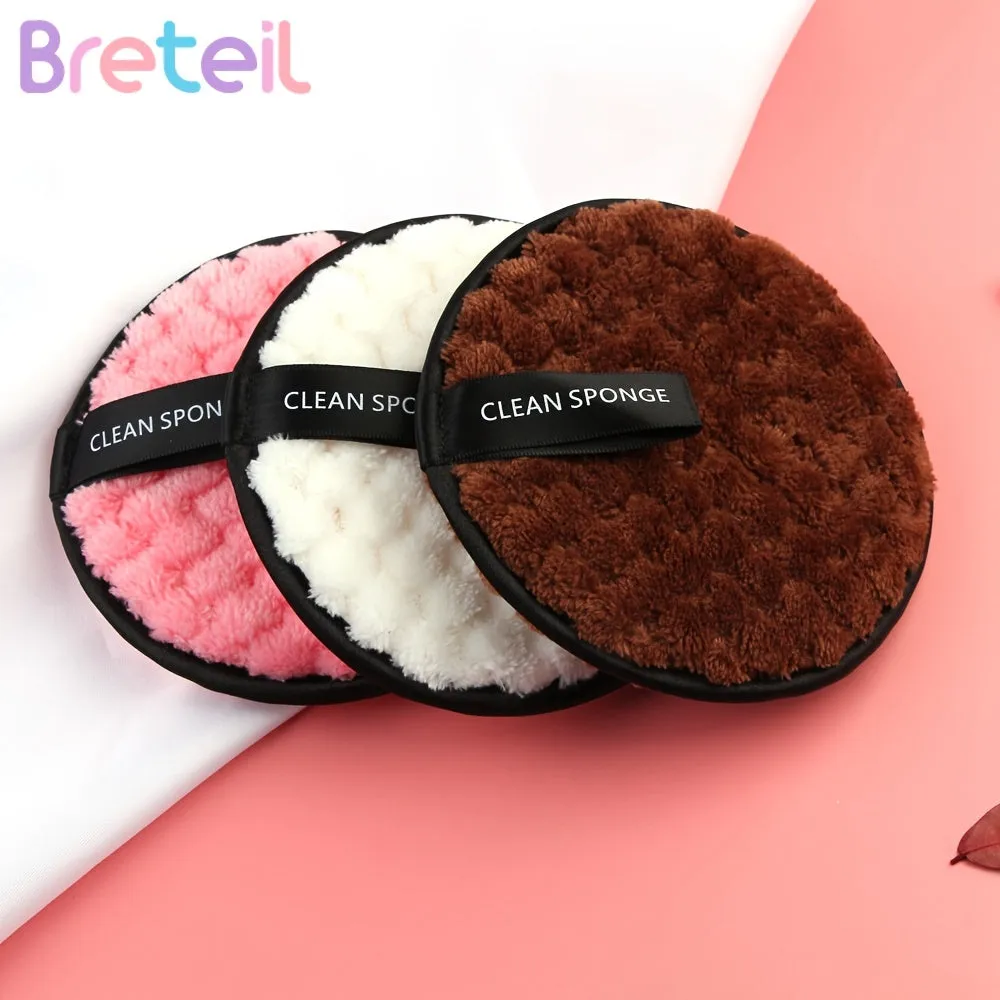 3Pack DualSided Reusable Makeup Remover Pads  Soft Microfiber