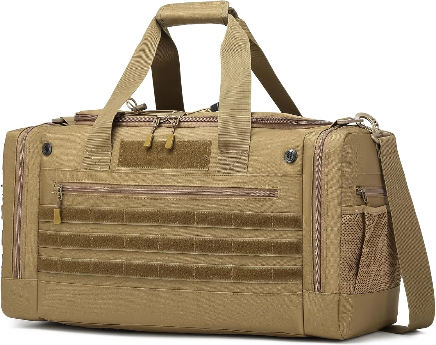 45L Gym Bag for Men & Women, Tactical Military Duffle Bag for Travel Weekender Gym Workout Deployment?? Large Sports Bag for Hockey Football Baseball Soccer Basketball & Team training