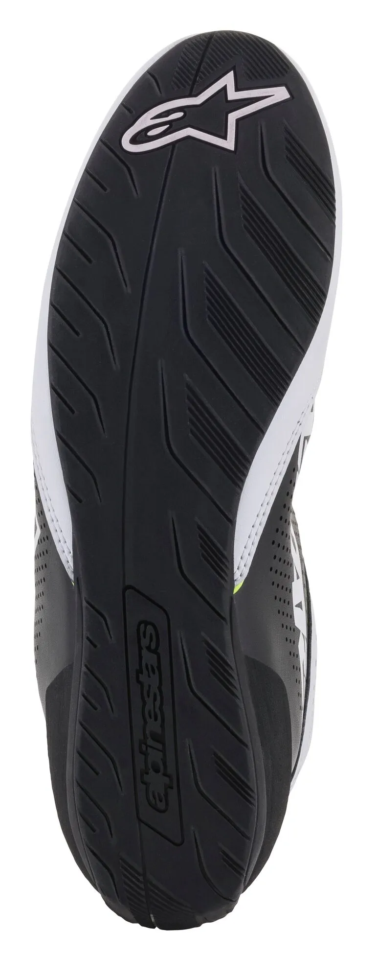 ALPINESTARS 2711521_215_4,5 Karting shoes TECH-1 K START V2, white/black/yellow fluo, Size 36
