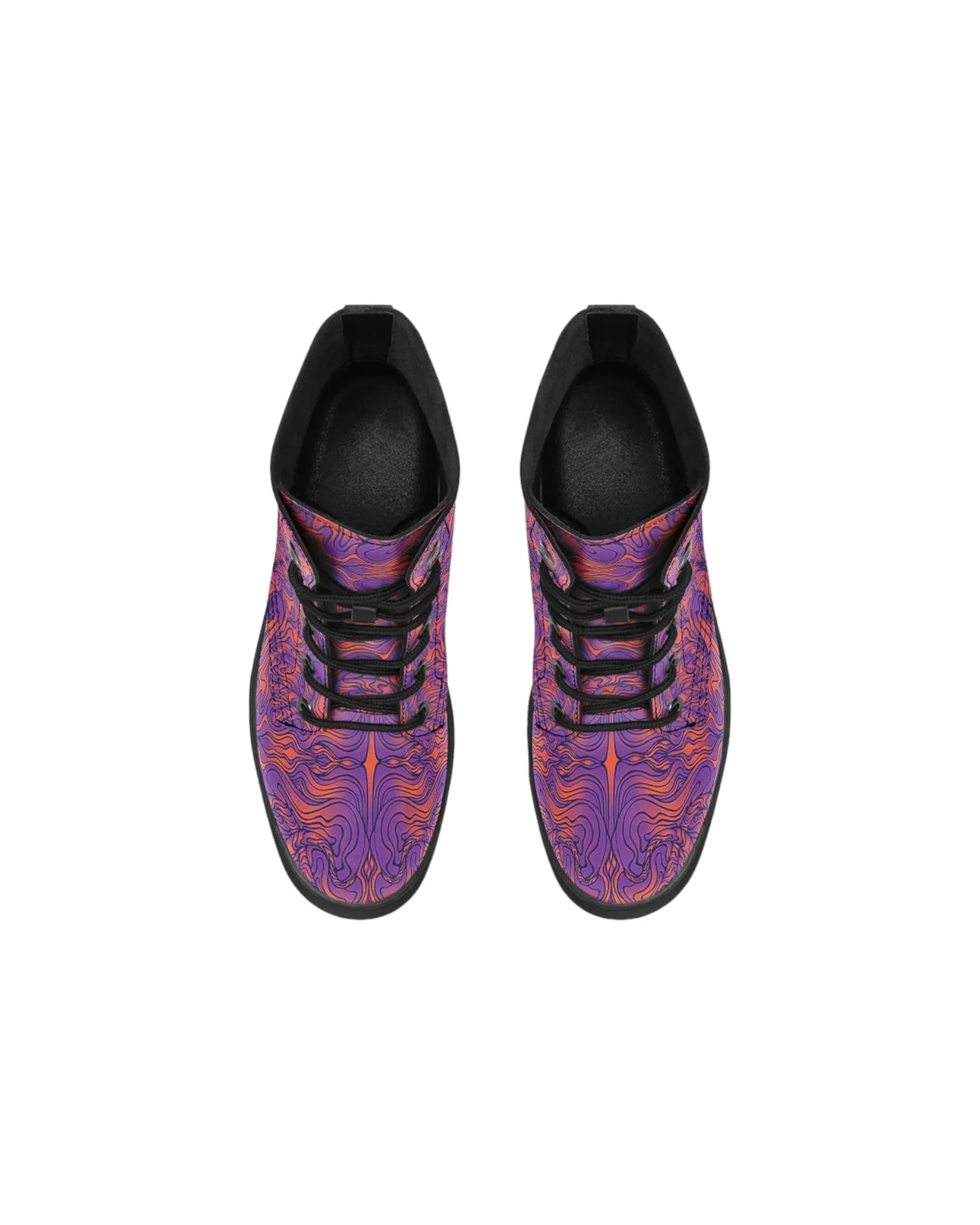 Amethyst Fire Combat Festival Boots