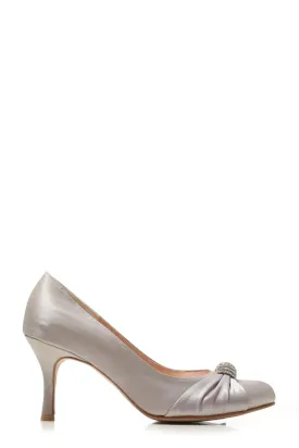 Anabela diamante brooch heels