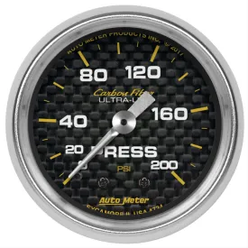 AutoMeter Carbon Fiber Ultra-Lite Analog Gauges 4734