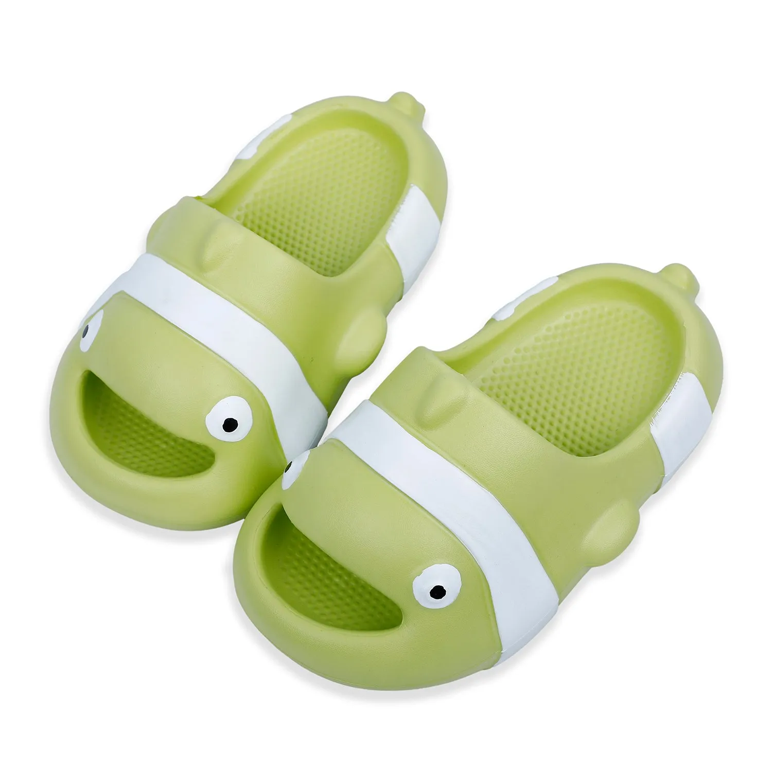 Baby Moo Nemo Waterproof Soft Slippers Anti-Skid Sliders - Green