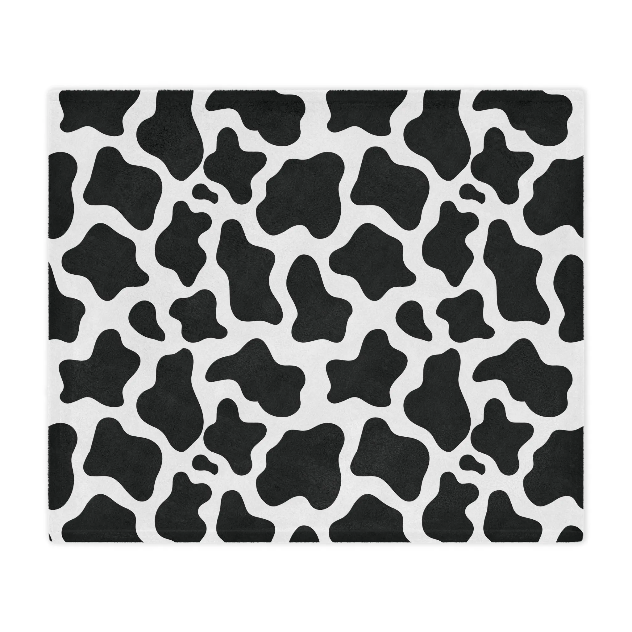 Black & White Cow Microfiber Blanket