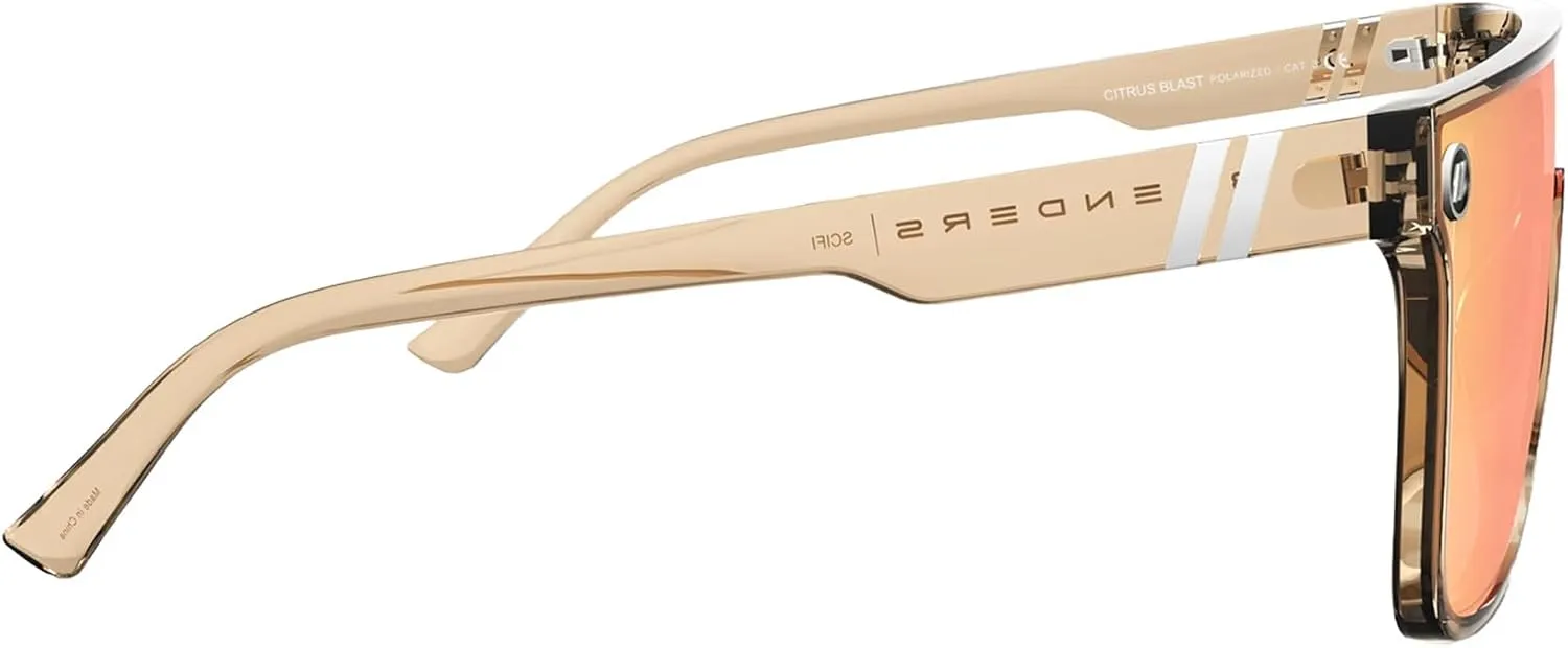 Blenders Eyewear SciFi ?C Polarized Sunglasses ?C Single-Lens with a Flat-Top Design ?C 100% UV Protection ?C For Men & Women