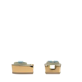 Block Heel Kit 1.5 Chrome Gold