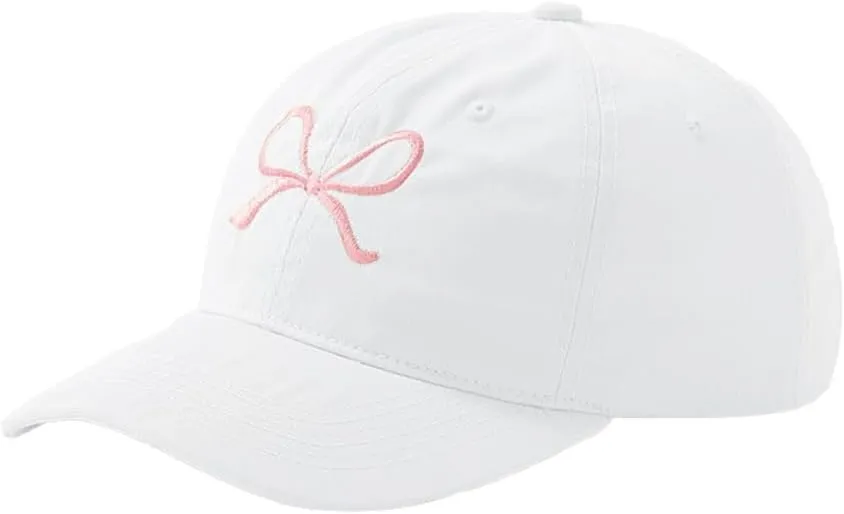 Bow-Tie Baseball Cap for Women Fashion Sun Hats for Women Trucker Hat Y2k Sun Cap Visor Cap Hiking Travel Trendy 2025