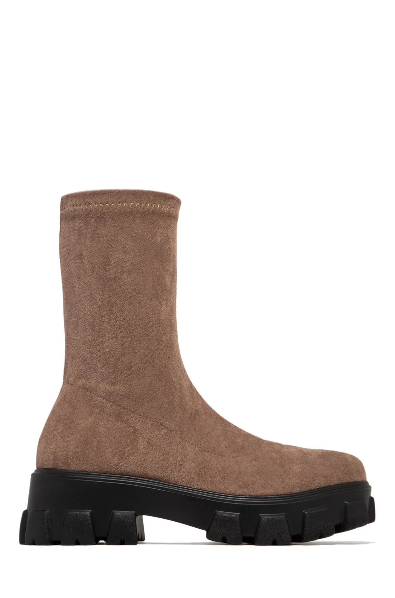 Brooklyn Way Platform Combat Boots - Black