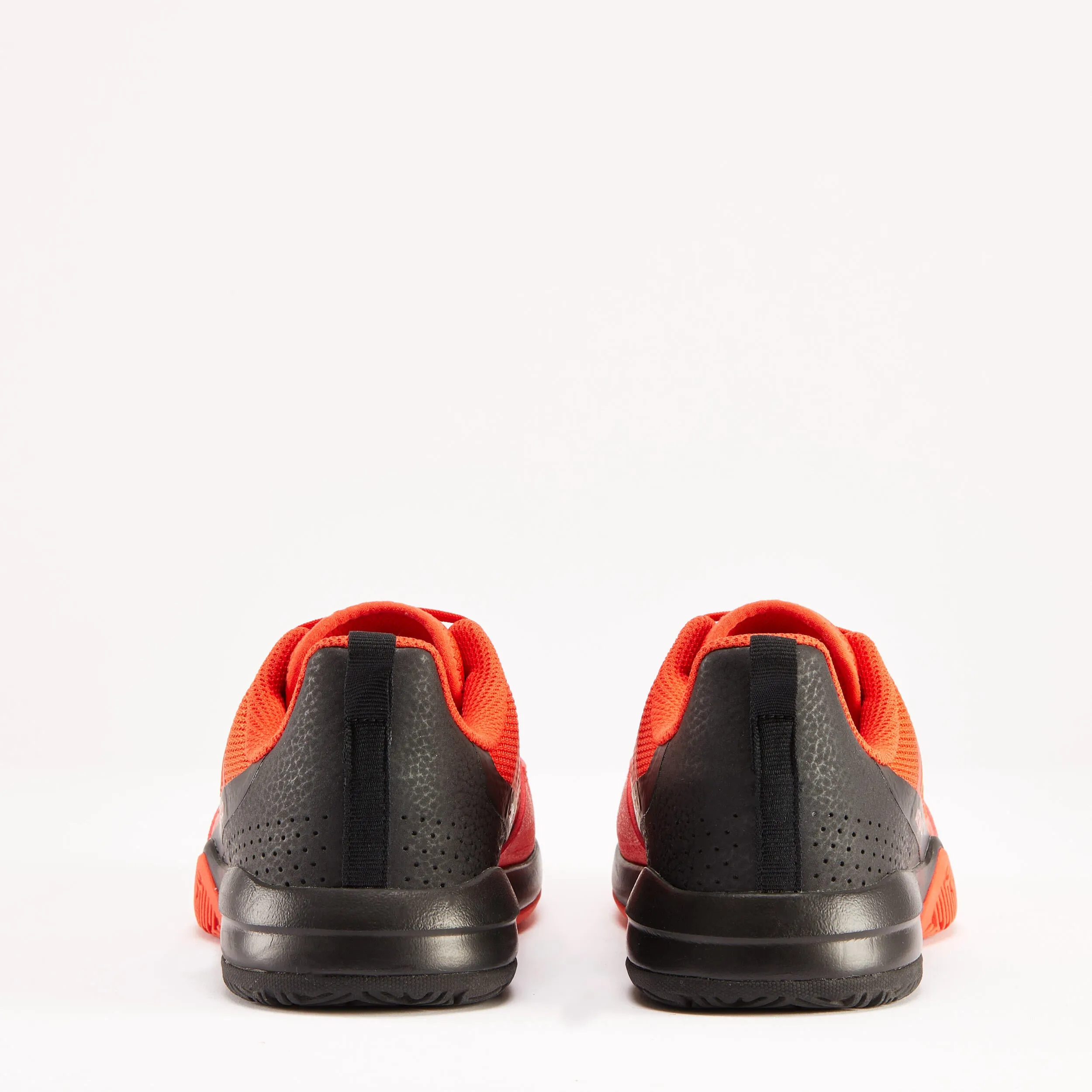 Children's tennis shoes - TS500 Fast JR Lace Lava ARTENGO, tulip red/black