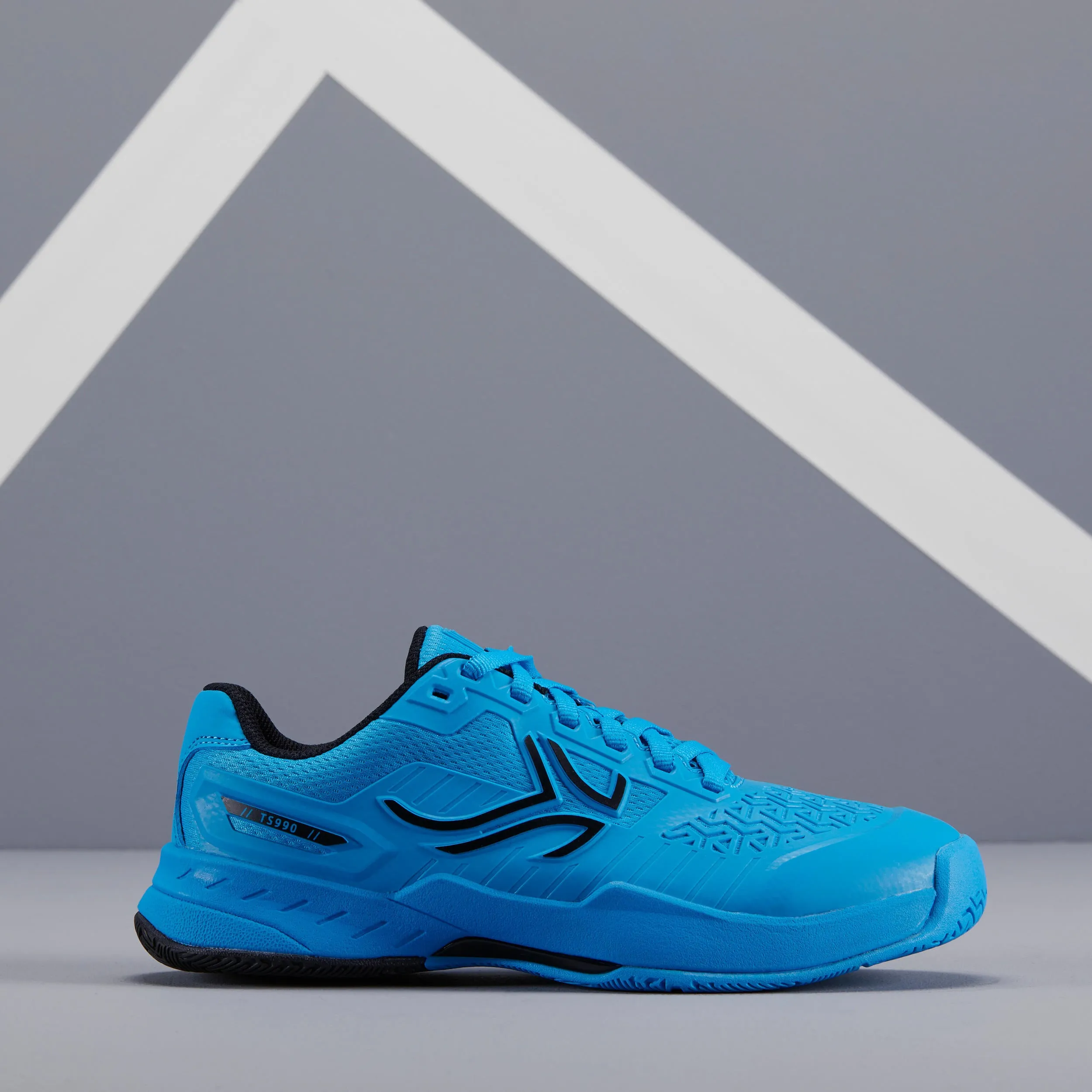 Children's Tennis Shoes - TS990 Yellow ARTENGO, Neon Lime Yellow/Black Blue