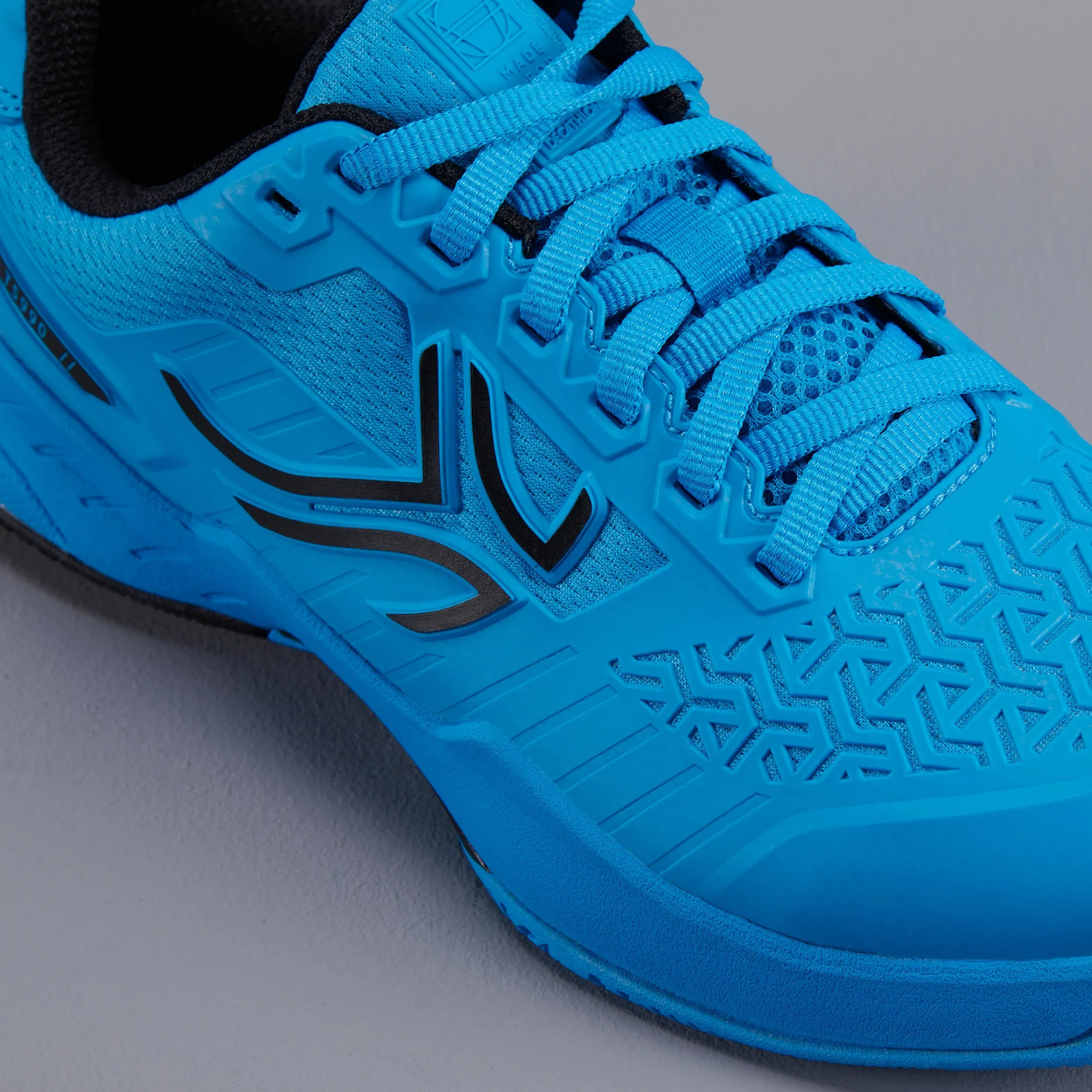 Children's Tennis Shoes - TS990 Yellow ARTENGO, Neon Lime Yellow/Black Blue