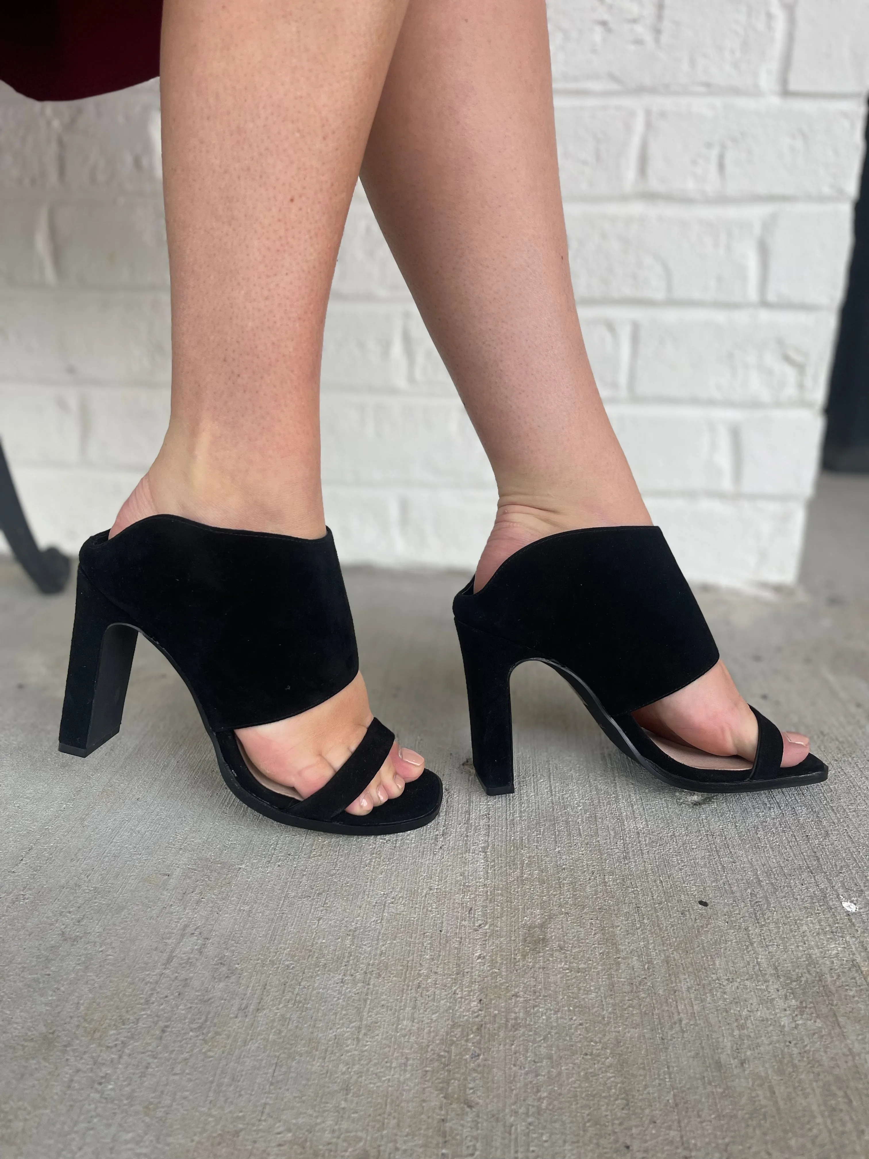 Chinese Laundry Linx Kid Suede Heels **FINAL SALE**