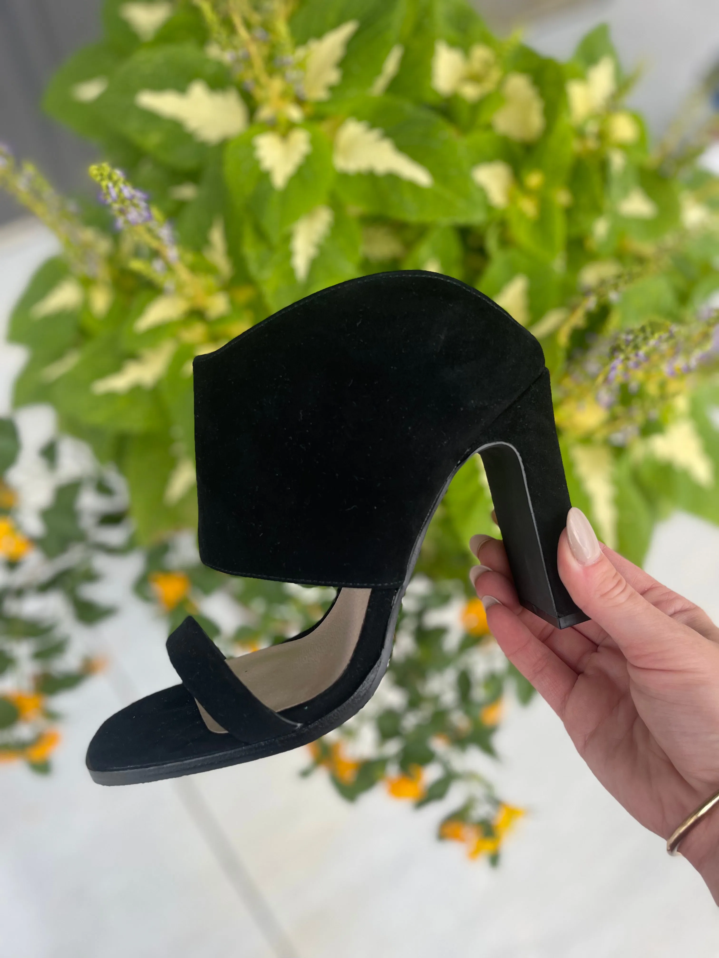 Chinese Laundry Linx Kid Suede Heels **FINAL SALE**