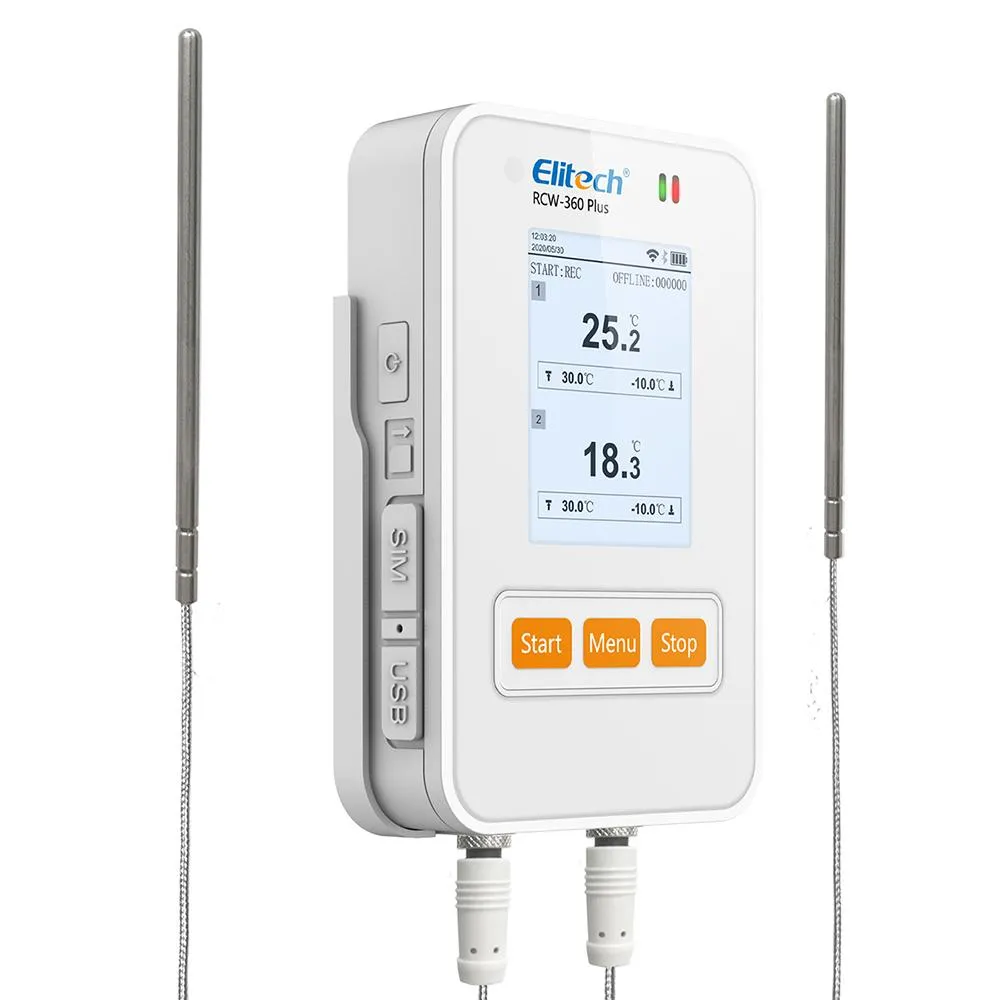 Elitech RCW-360 Plus WIFI Digital Data Logger Real-time Temperature Humidity Location Tracker