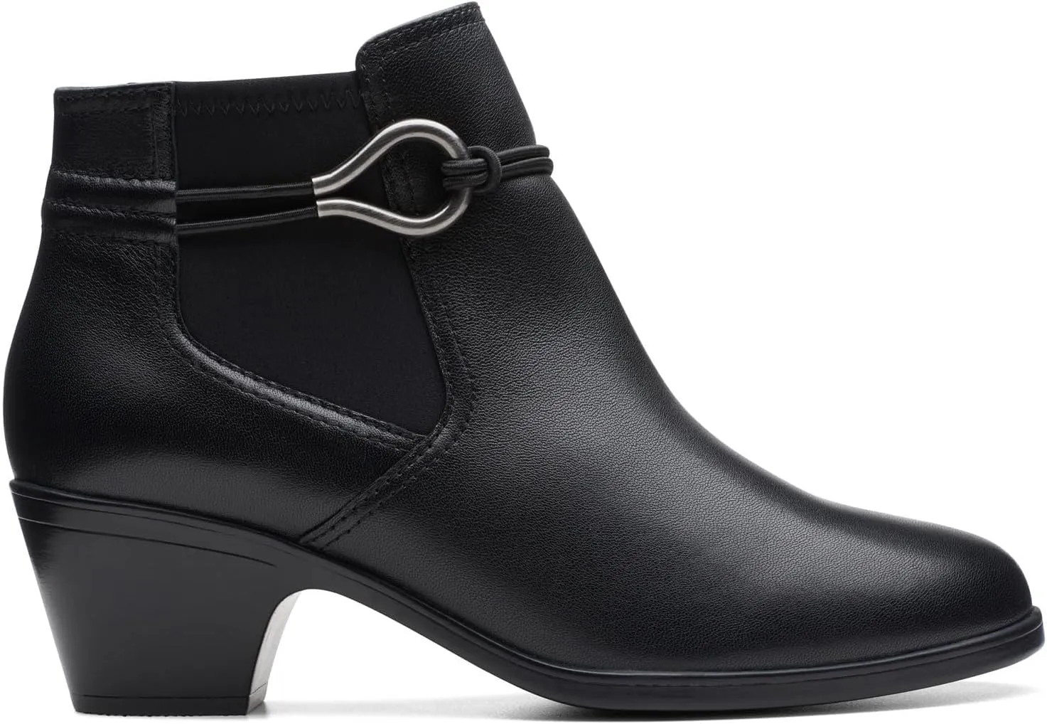 Emily 2 Kaylie Clarks ankle boots, black leather