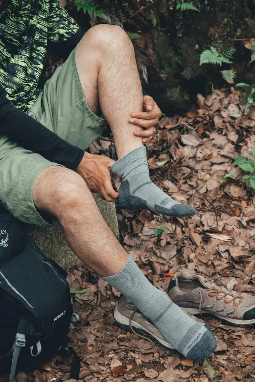 ENHANCED MEDIUM WEIGHT CREW socks NGCM0003 M (41-43) Grey