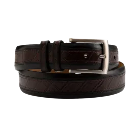 Gem Dandy Men's Croco Embossed Full Grain Golf Belt