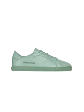 Grape Leather Sneakers—dark pistachio