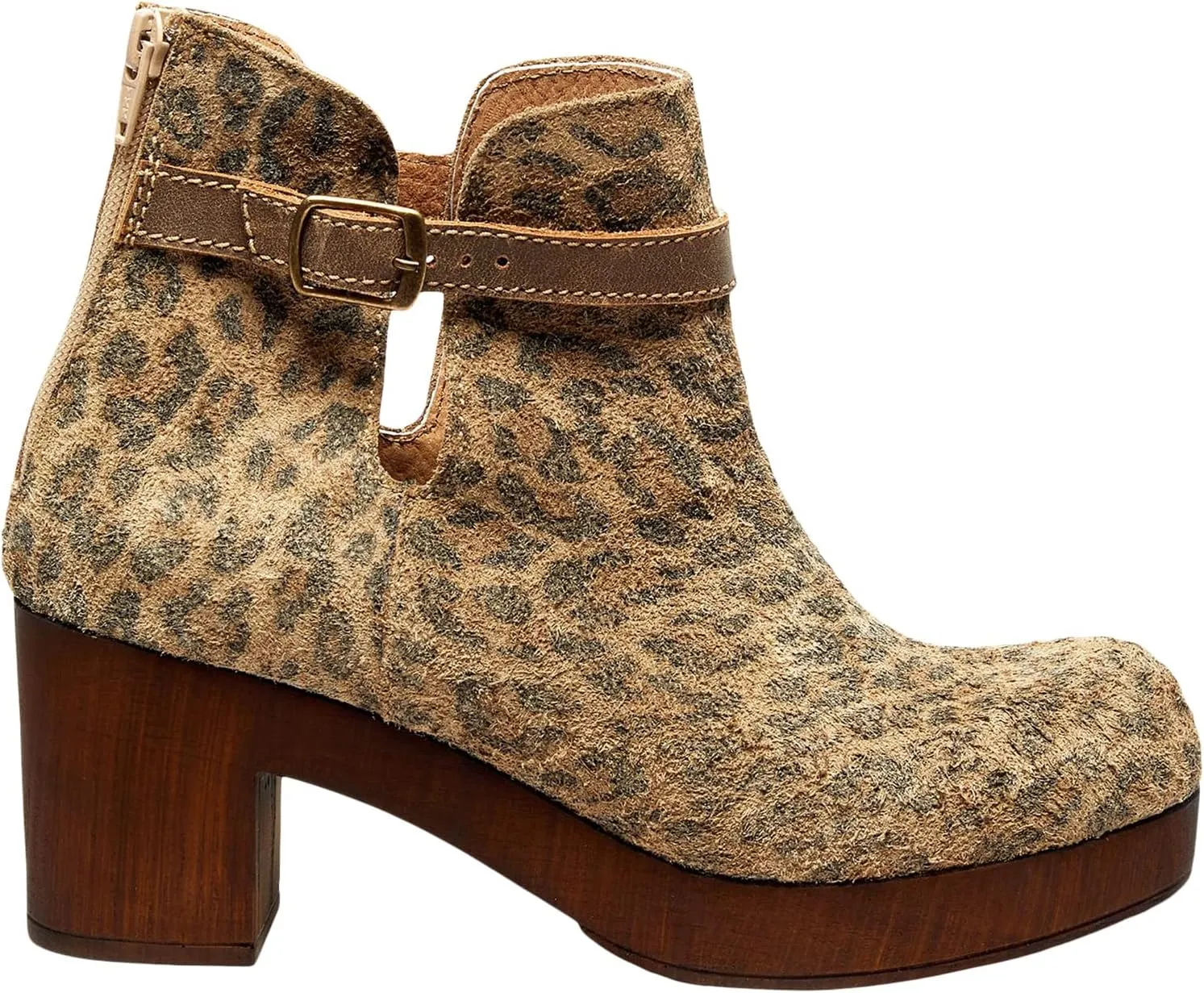 Jordyn Californians Ankle Boots in Cheetah Suede