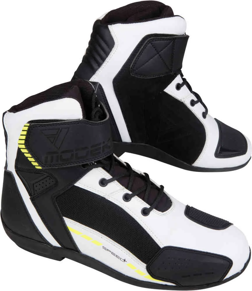 Kyne Modeka Motorcycle Boots, Black and White
