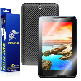 Lenovo Tab A7-50 Screen Protector   Black Carbon Fiber Film Protector