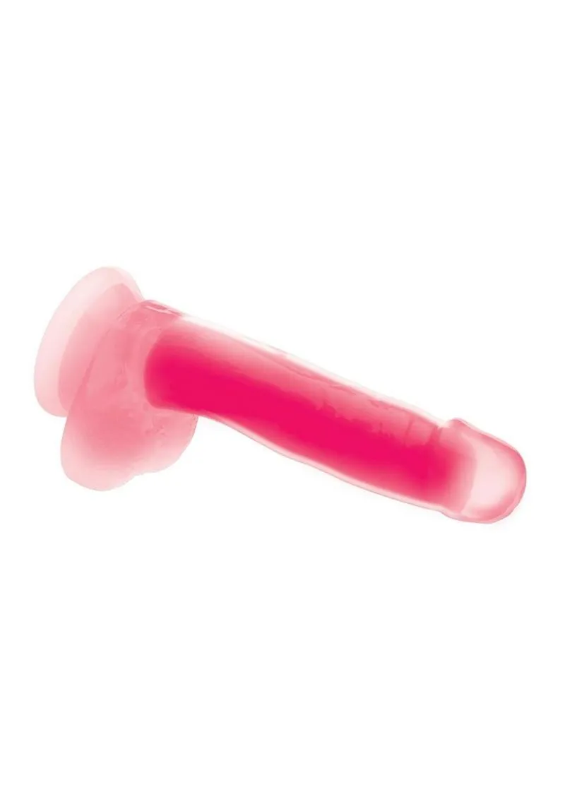 Lollicock Glow In The Dark Silicone Dildo with Balls