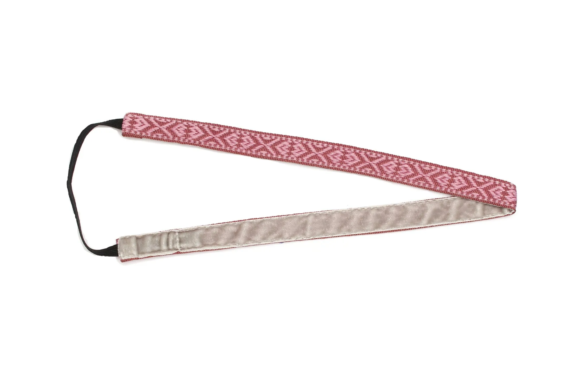 Mauve Solid Geometric - Skinny Headband