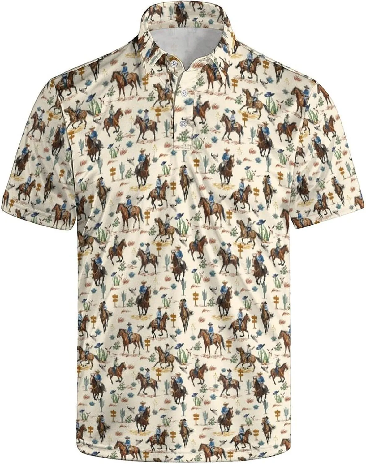 Men's Funny Polo Shirts Short Sleeve Golf Shirt for Men Quick-Dry Golf Polo Shirt Moisture Wicking Activewear Polos