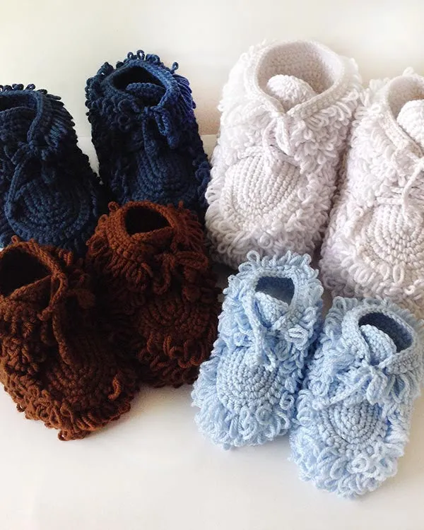 Mukluk Slippers Crochet Pattern