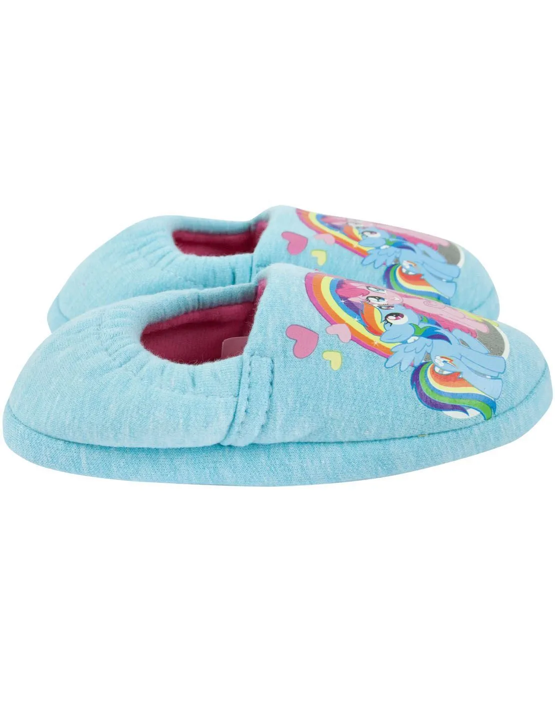 My Little Pony Characters Blue Girl's Slippers