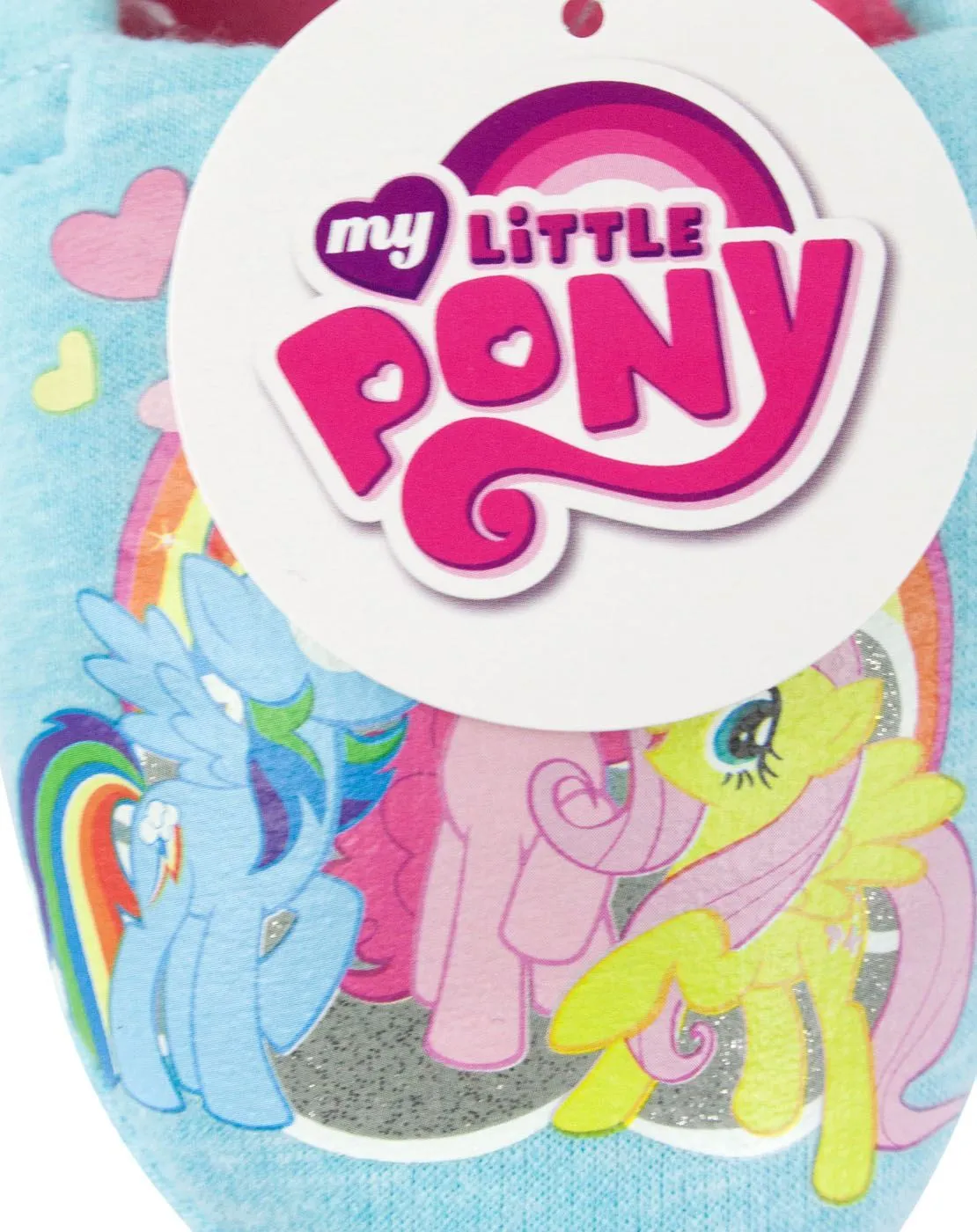 My Little Pony Characters Blue Girl's Slippers