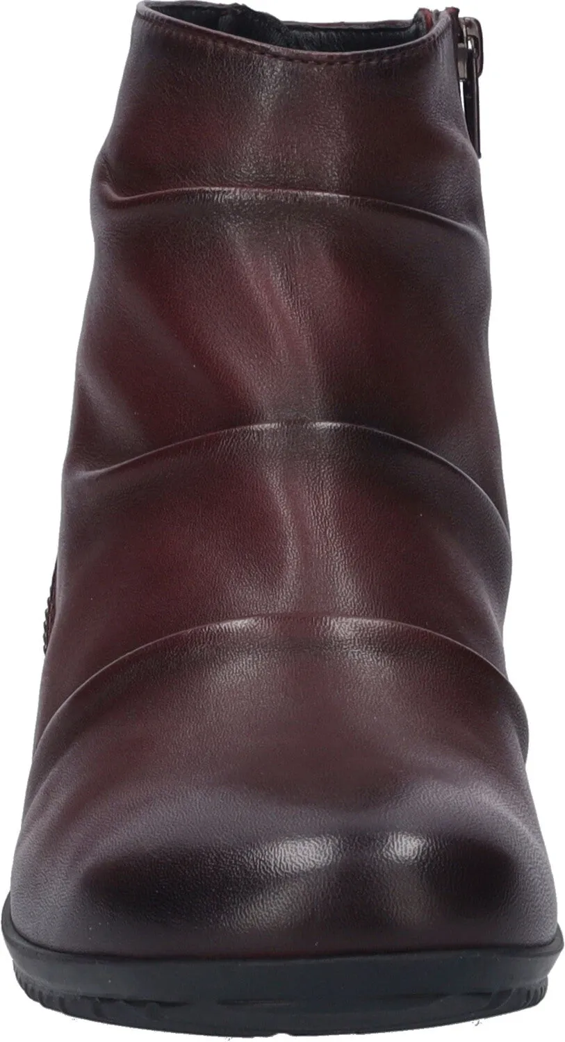 Naly 61 Bordeaux Ankle Boots