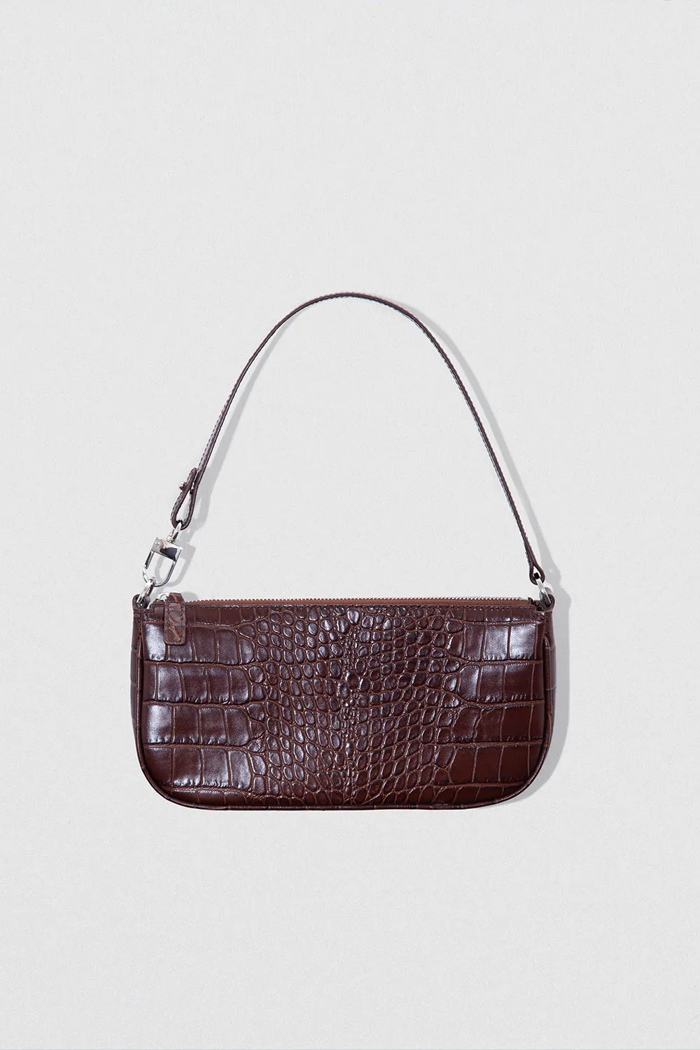 Rachel Nutella Croco Embossed Leather