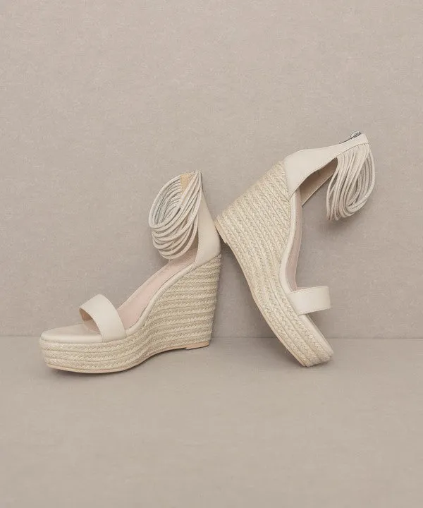Rosalie Layered Ankle Wedge