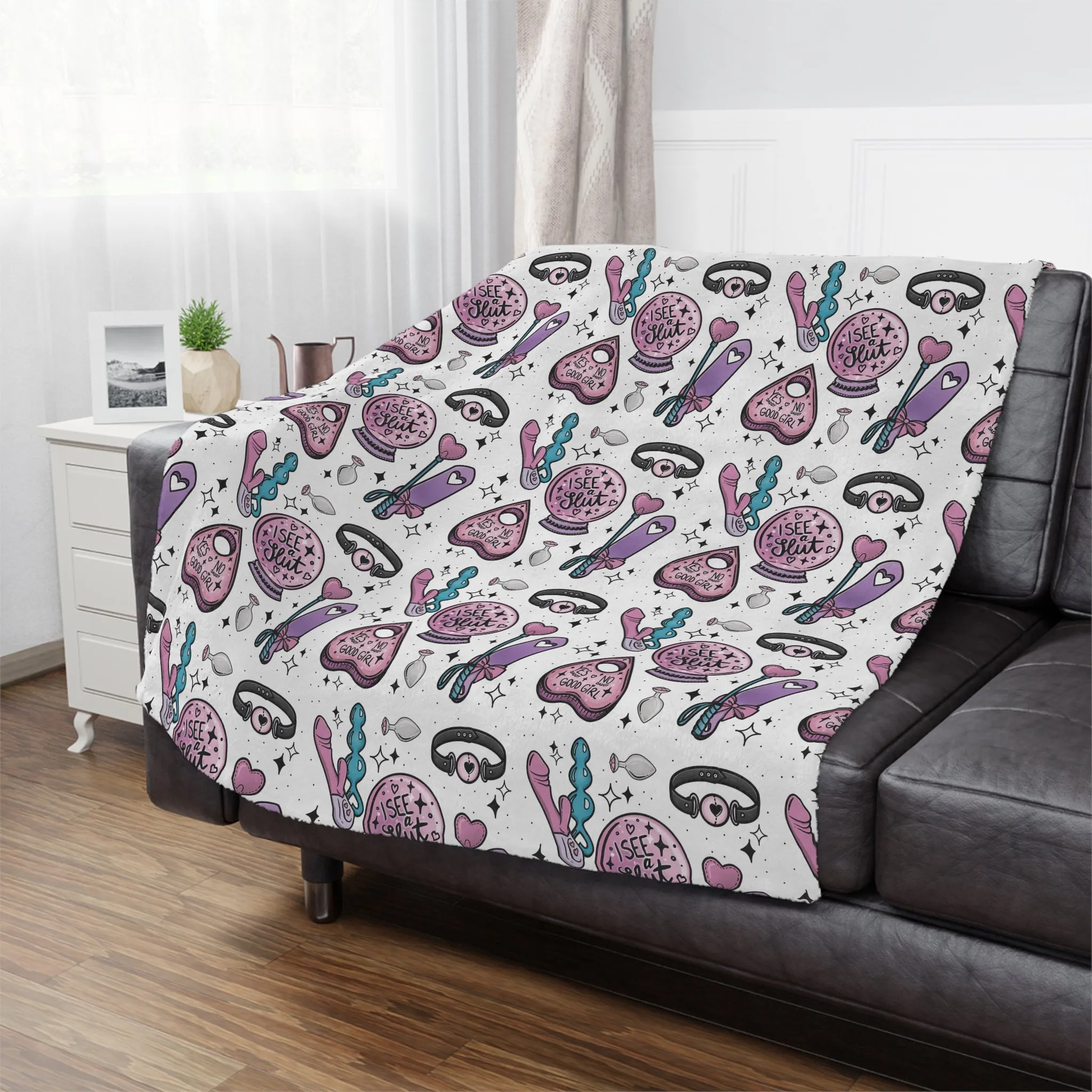 Sex Witch Microfiber Blanket