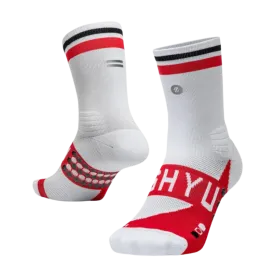 SHYU - Racing Socks - White/Red/Black