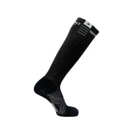 Ski Socks Dissent IQ Comfort Targeted Cushion - Midnight Black