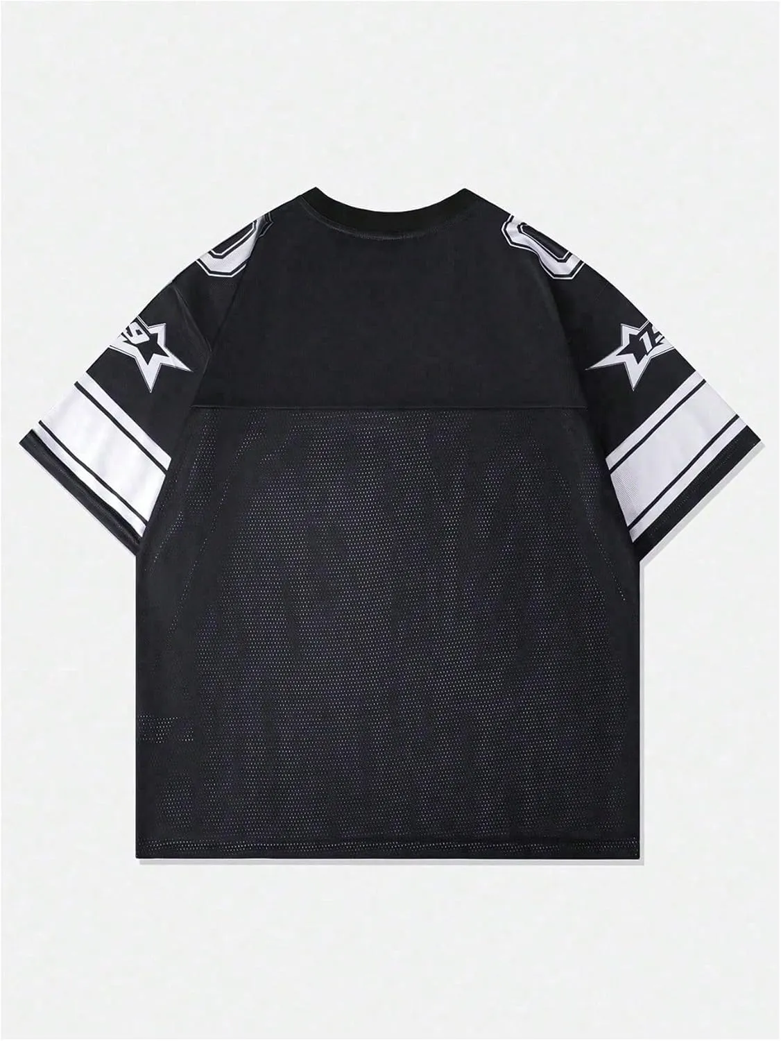 SOLY HUX Men's Graphic Jersey T-Shirts V Neck Racing Print Casual Tees Streetwear Summer Top Tshirt