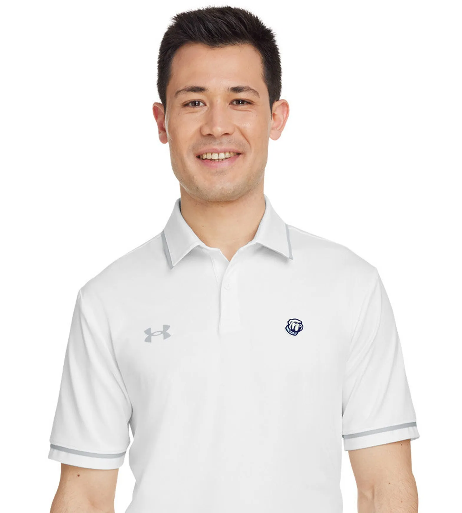 The Citadel, Bulldog, Under Armour Men's Tipped Teams Performance Polo
