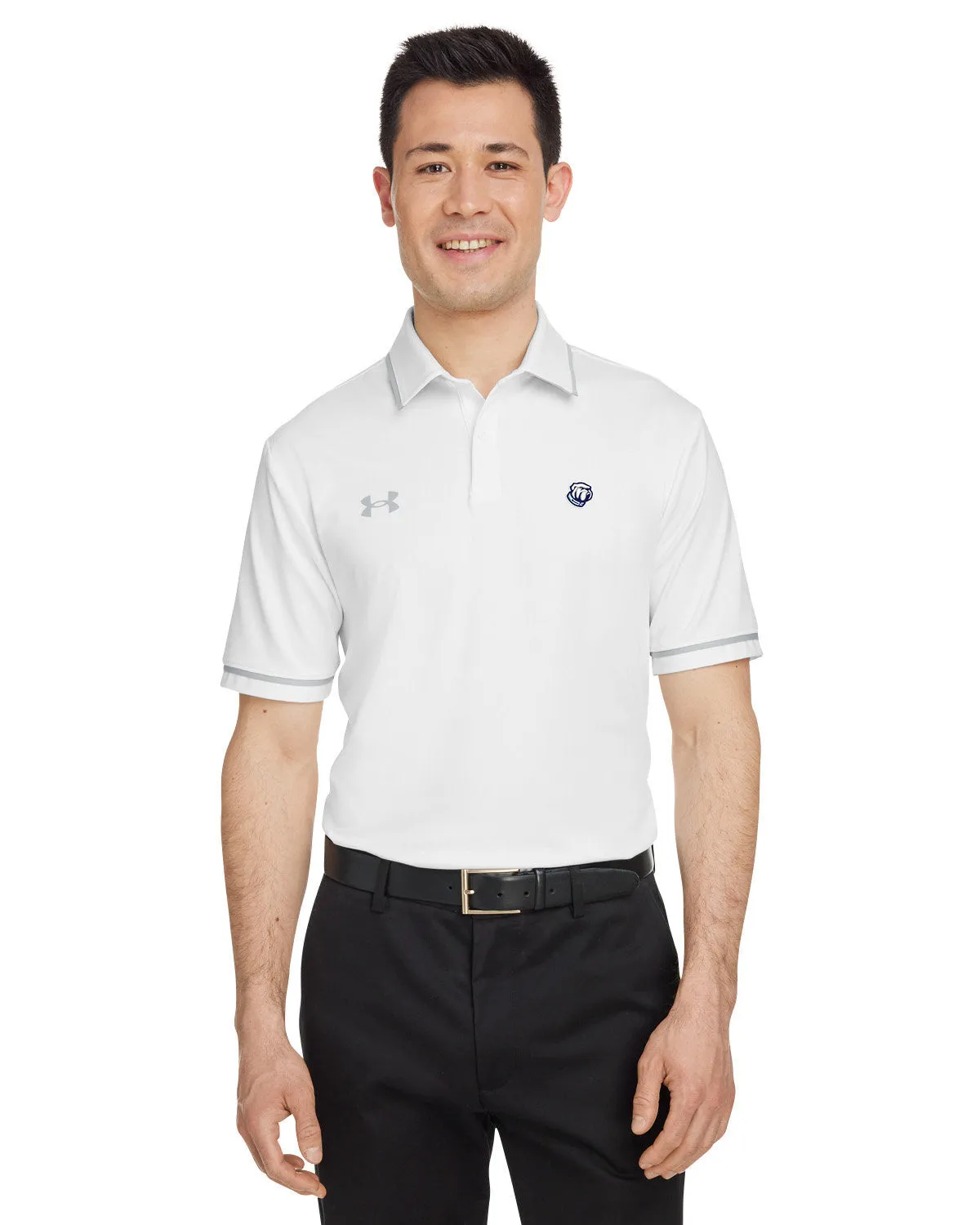 The Citadel, Bulldog, Under Armour Men's Tipped Teams Performance Polo