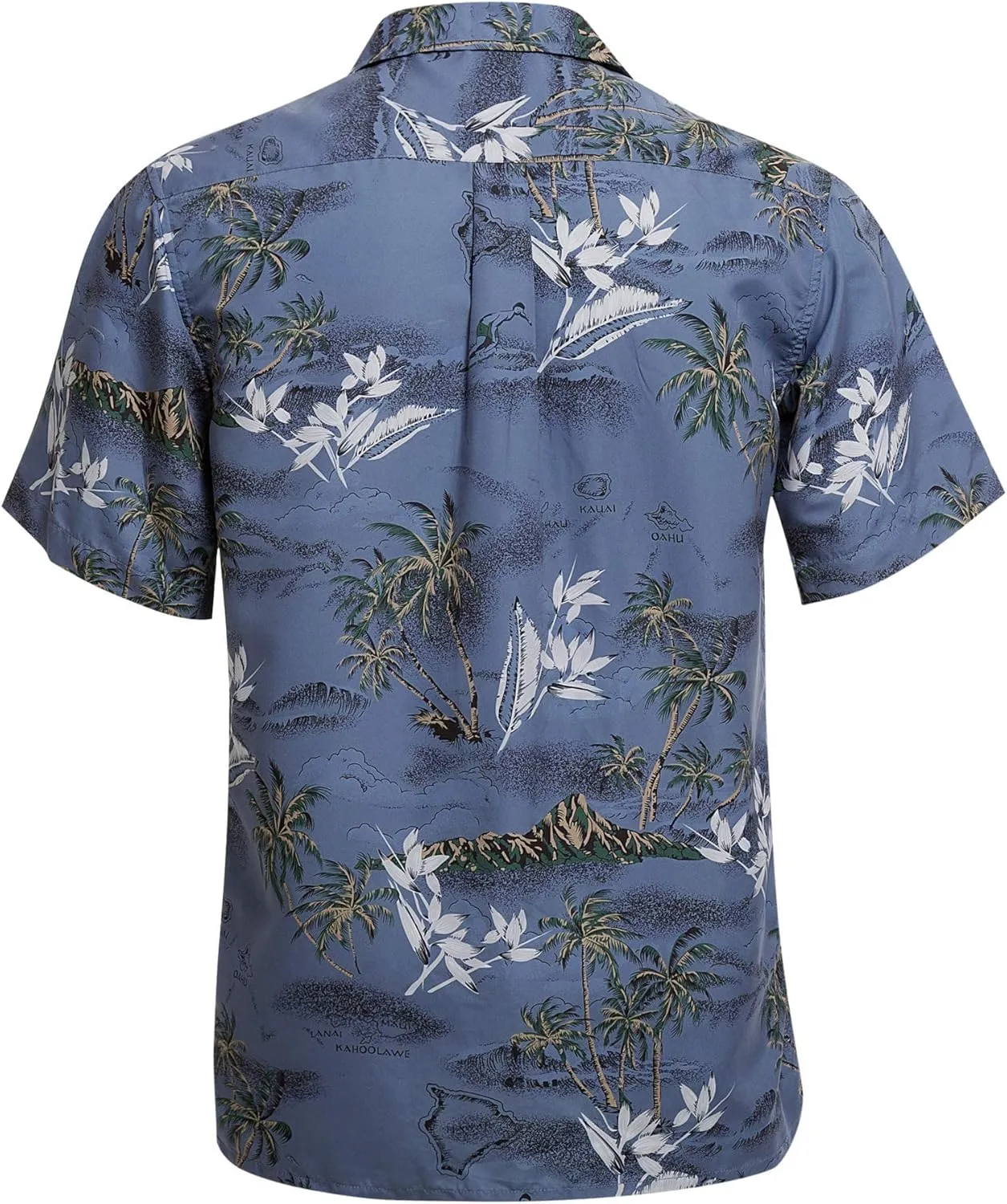 Tropical Storm Hawaiian Shirts for Men Short Sleeve Regular Fit Mens Floral Shirts