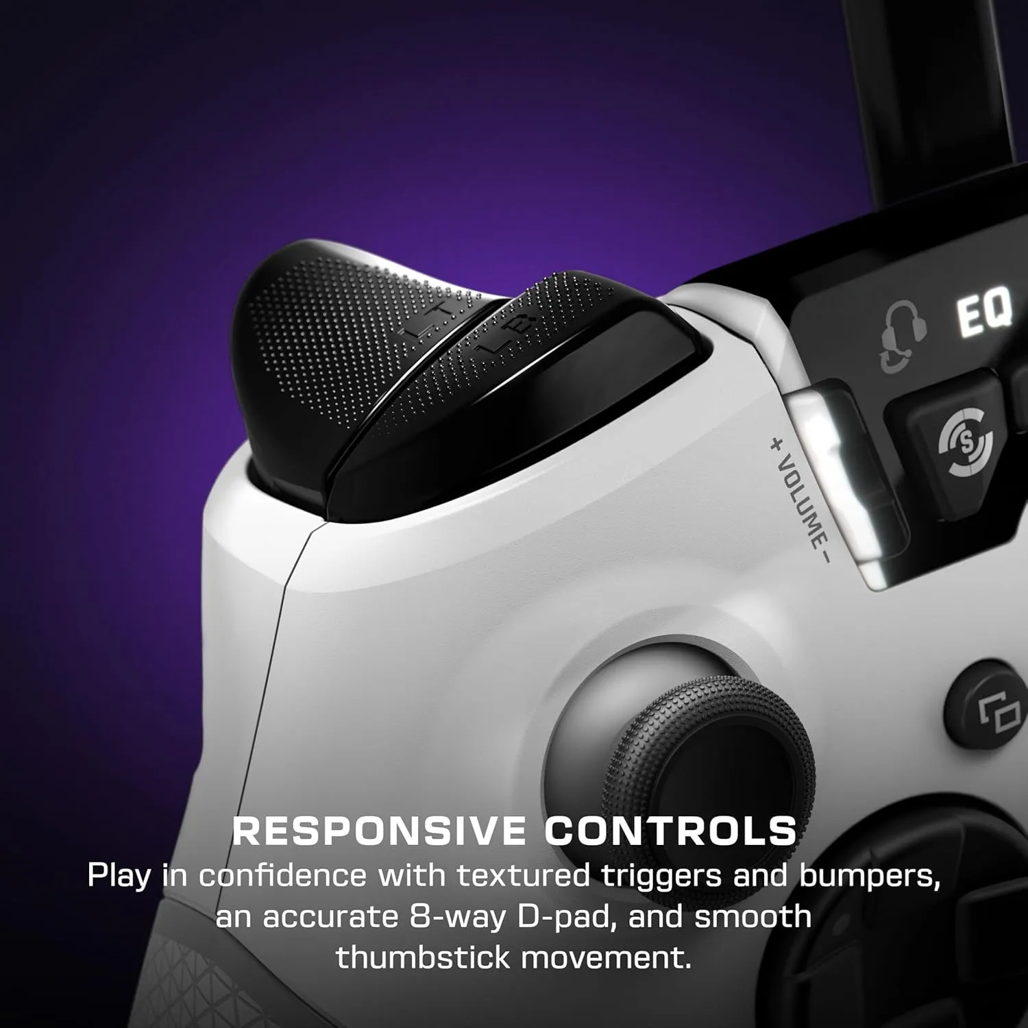 Turtle Beach Recon Controller Wired Game Controller Officially Licensed for Xbox Series X, Xbox Series S, Xbox One & Windows - Audio Enhancements, Remappable Buttons, Superhuman Hearing  White