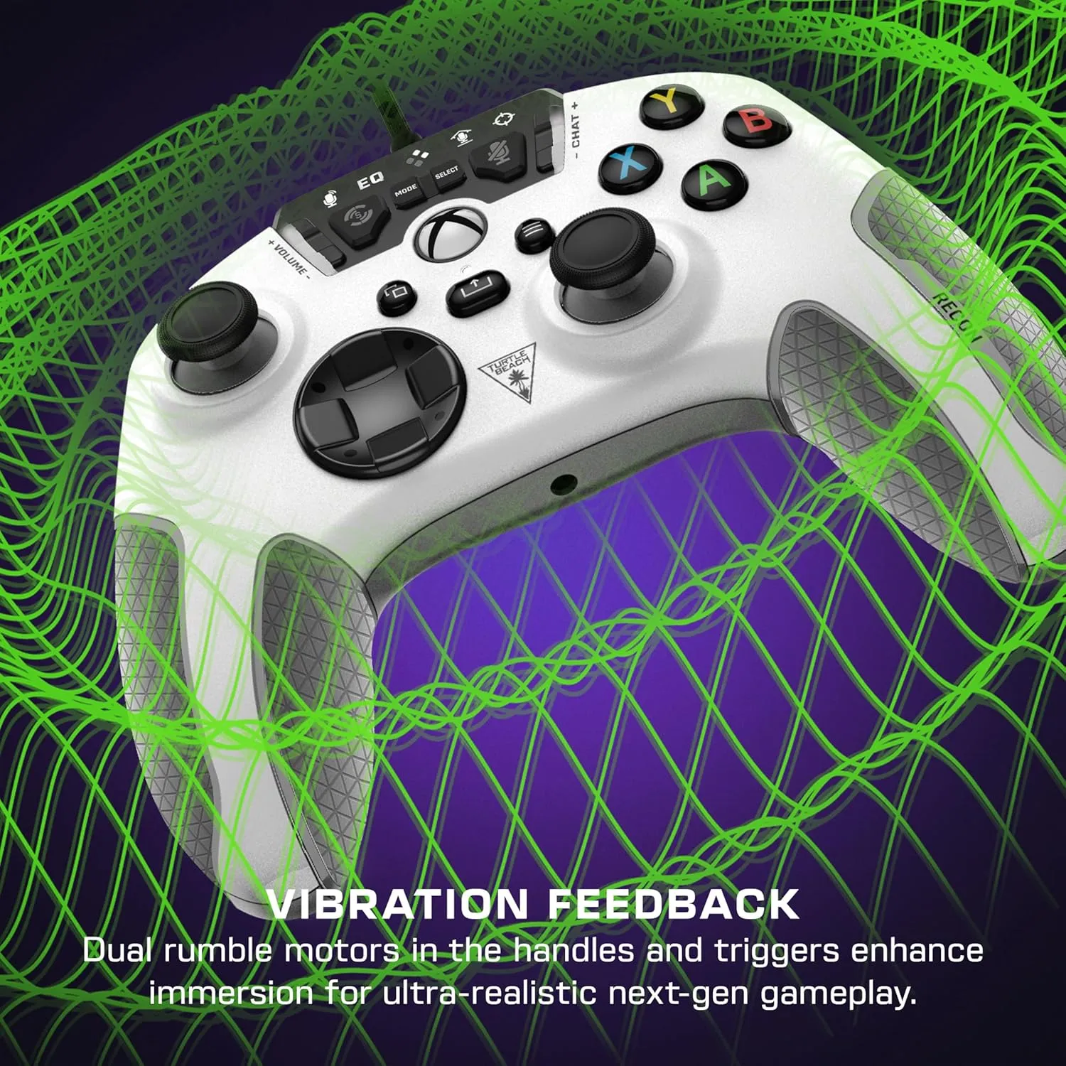 Turtle Beach Recon Controller Wired Game Controller Officially Licensed for Xbox Series X, Xbox Series S, Xbox One & Windows - Audio Enhancements, Remappable Buttons, Superhuman Hearing  White