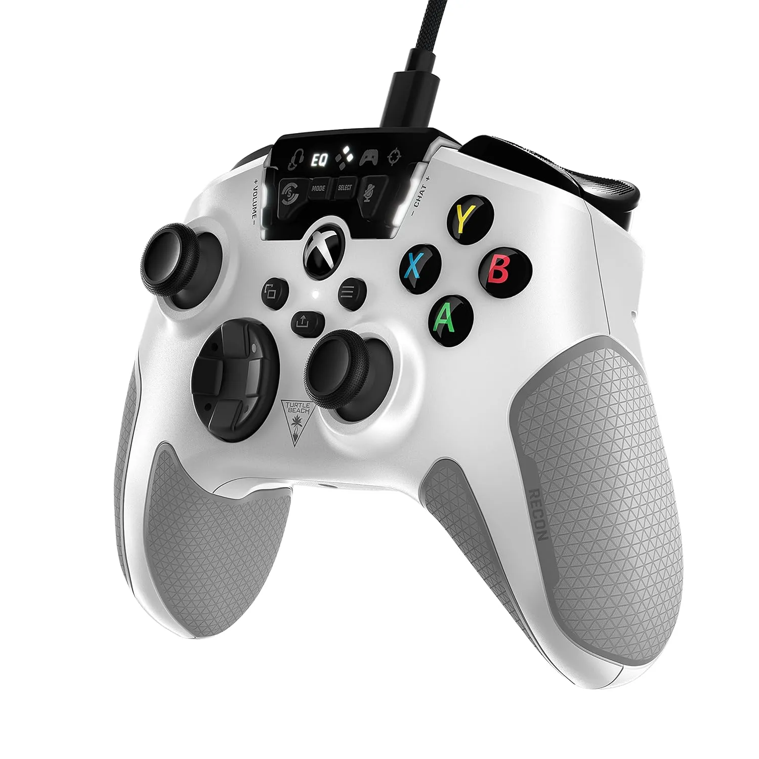 Turtle Beach Recon Controller Wired Game Controller Officially Licensed for Xbox Series X, Xbox Series S, Xbox One & Windows - Audio Enhancements, Remappable Buttons, Superhuman Hearing  White