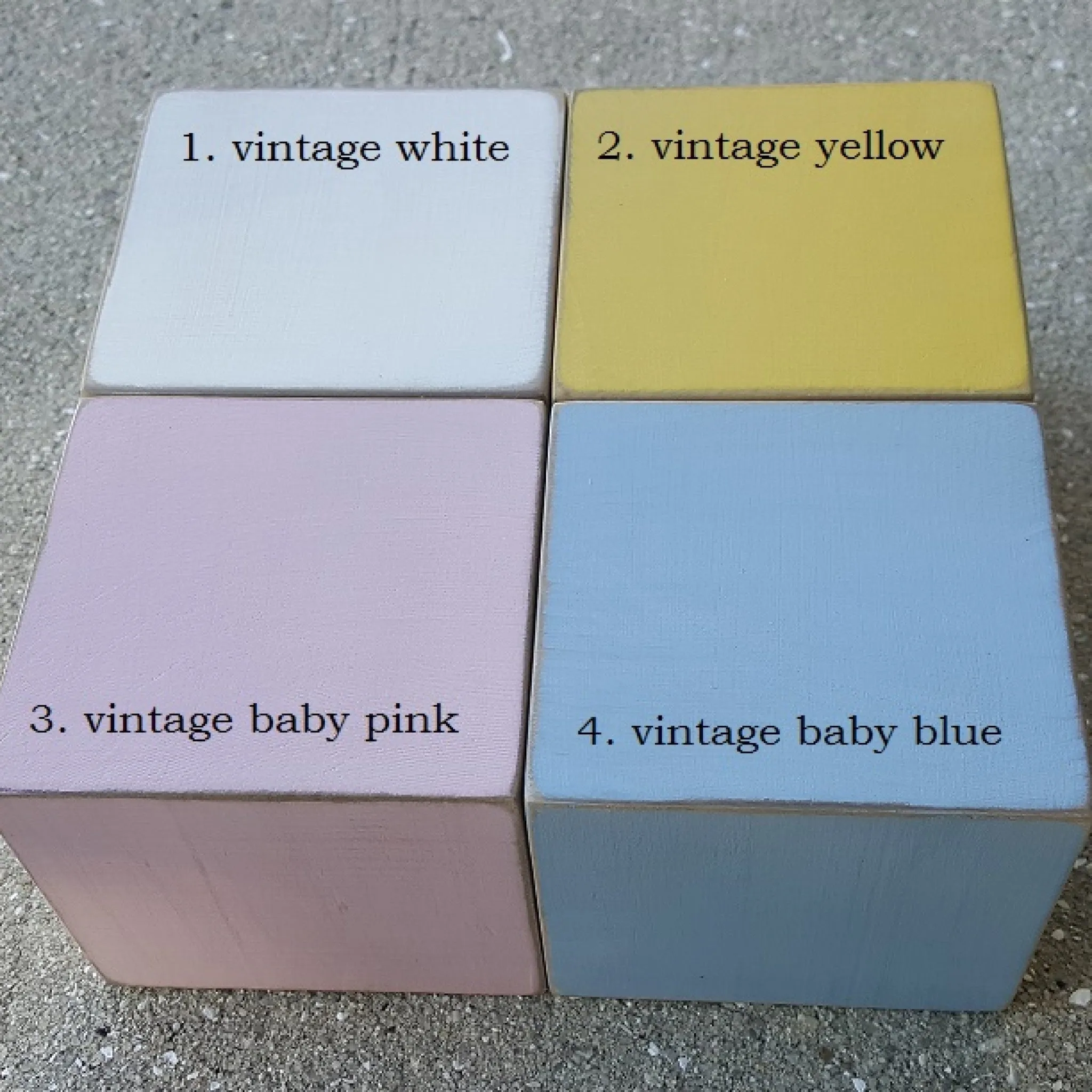Wooden Block Custom Engraved for Baby