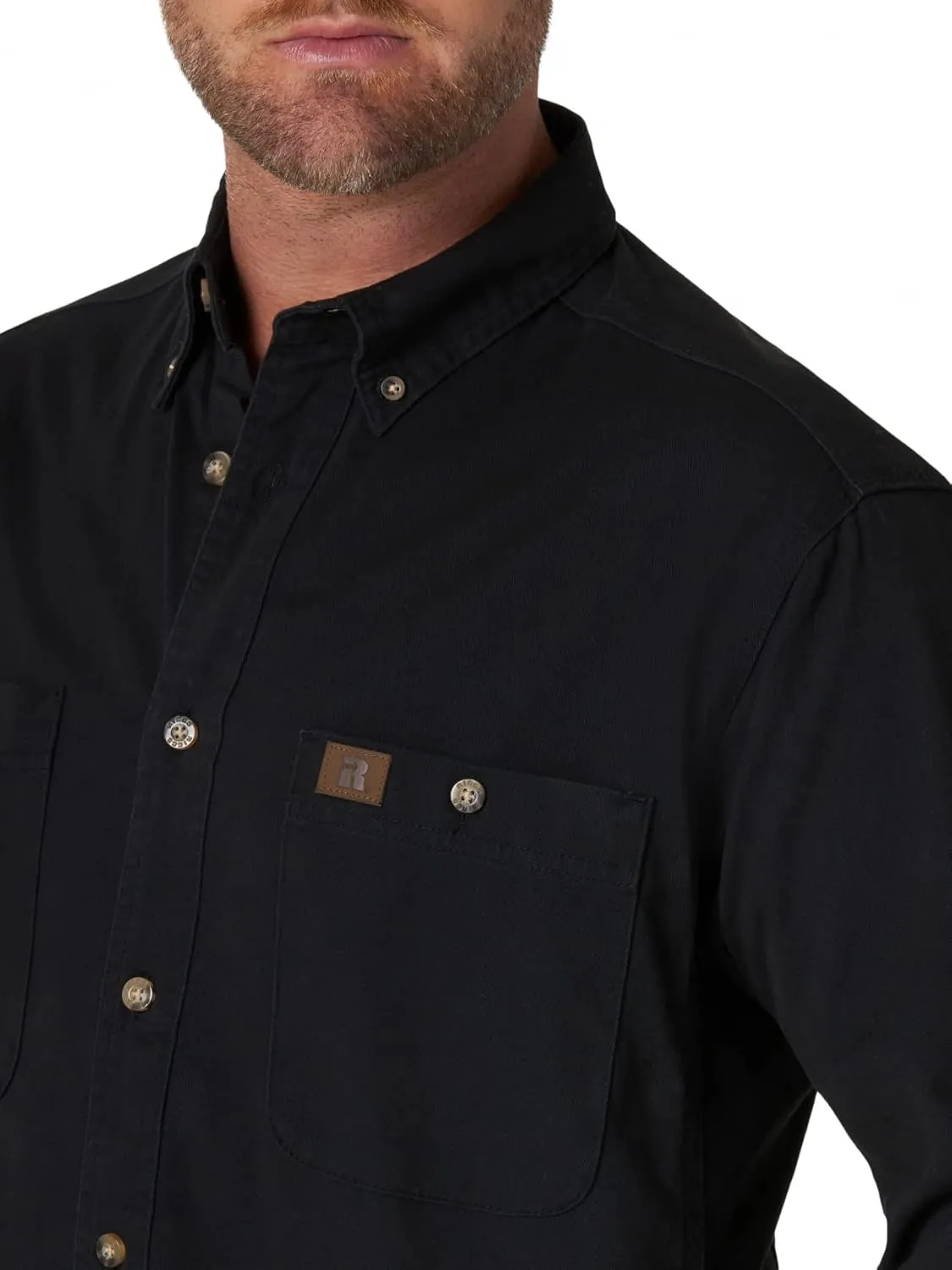 Wrangler Riggs Workwear Men's Logger Twill Long Sleeve Workshirt