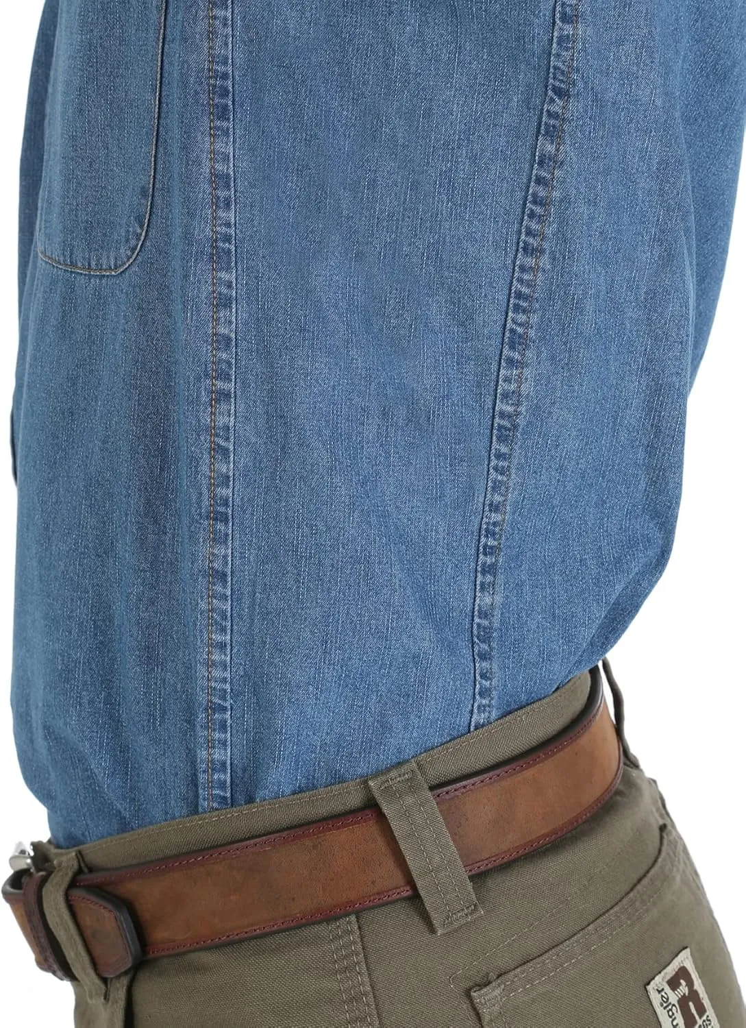 Wrangler Riggs Workwear Men's Logger Twill Long Sleeve Workshirt